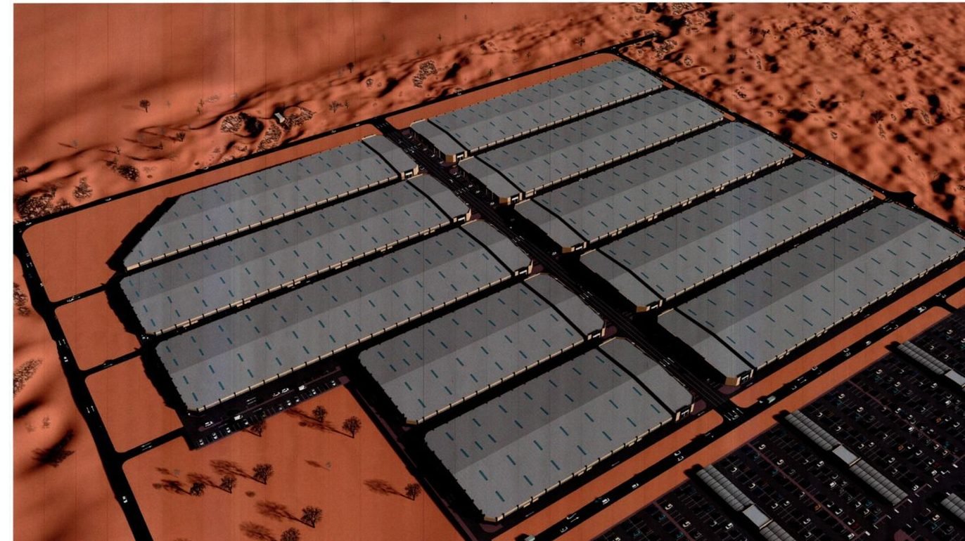 Open Sheds Complex render